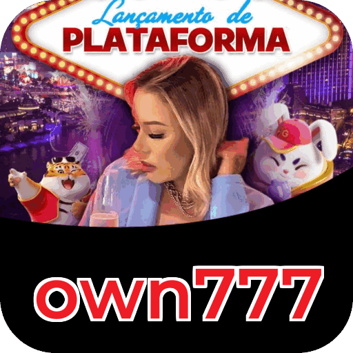 Interface do aplicativo own777 mostrando jogos disponíveis no iOS e Android